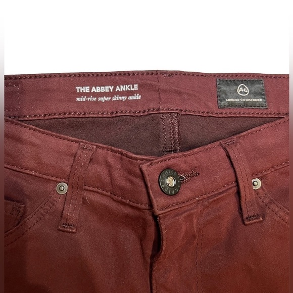 AG Adriano Goldschmied The Abbey Ankle Mid Rise Super Skinny Jeans sz 26R - Picture 3 of 11